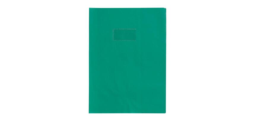 Protège-cahiers grain cuir PVC 22/100ème A4