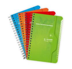 Répertoire reliure intégrale 7000 11x17 cm 100 pages petits carreaux 70 g - Assortis