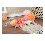 KIT CRÉPON, Décoration macramé 20,5x1,5x30cm - Assortiment