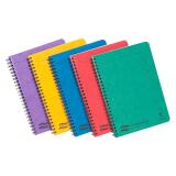 Notemaker Europa cahier reliure intégrale A5 120 pages détachables ligné - Assortiment A