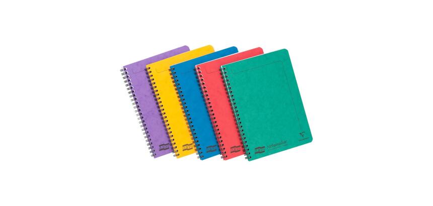 Notemaker Europa cahier reliure intégrale A5 120 pages détachables ligné - Assortiment A