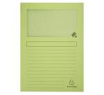 Paquete de 50 Subcarpetas con ventana con fuelle SUPER 160 g/m2 Exacompta - Colores surtidos