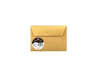 Paquet de 5 enveloppes Pollen 114x162mm 120g/m2 - Or