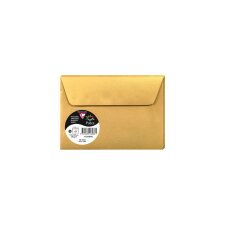 Paquet de 5 enveloppes Pollen 114x162mm 120g/m2 - Or