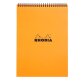 Notepad A4 80 feuilles lignées 80 g. - Orange