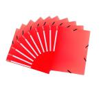 Linicolor 3 Flap Folder With Elastic Straps Opaque Polypropylene A4