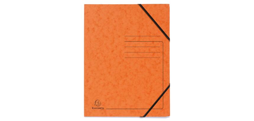 Chemise à élastique sans rabats carte lustrée 355gm2 - A4