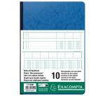 Piqûre 29,7x21cm à tête paresseuse 10 colonnes sur 2 pages - 34 lignes - 80 pages - Couleurs assorties