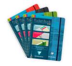 Pocket Book cahier reliure intégrale à élastique A5+ 120 pages détachables ligné Couleur aléatoire - Assortis