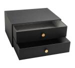 Module à tiroirs Office by Me, 2 tiroirs, noir