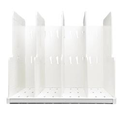 Classificatore verticale Modulo Top a 5 Divisori Skandi - Bianco