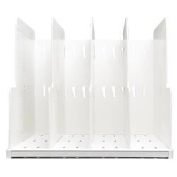 Trieur vertical Modulotop 5 intercalaires Autentik - Blanc