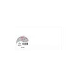 Paquet de 25 cartes simples Pollen 106x213mm 210g/m² - Blanc