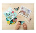 KIT ORIGAMI, Pochette de 60 feuilles 70g/m2 3 formats - Décor Insectes - Multicolore