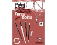 Bloc PaintON TERRACOTTA collé A5 20F