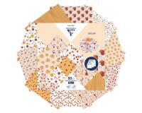 ORIGAMI, Pochette de 60 feuilles 70g/m2 3 formats - Automne - Multicolore