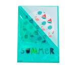 Bolsa de 10 Dossiers con uñero A4 12/100e calidad superior polipropileno liso - Colores surtidos