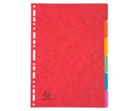 Separadores Cartulina lustrada rígida 5/10º - 400 g/m 2 - Colores surtidos