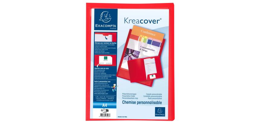Chemise de présentation polypropylène souple Krea Cover - A4