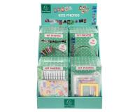 Gevulde display met foto accessoires - Multicolor