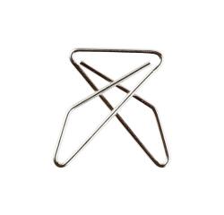 Box 50 Butterfly Paper Clips 50x60mm - Silver
