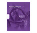 Cahier Travaux Pratiques piqué 7000 17x22 cm 96 pages grands carreaux 70 g + uni 90 g - Assortis
