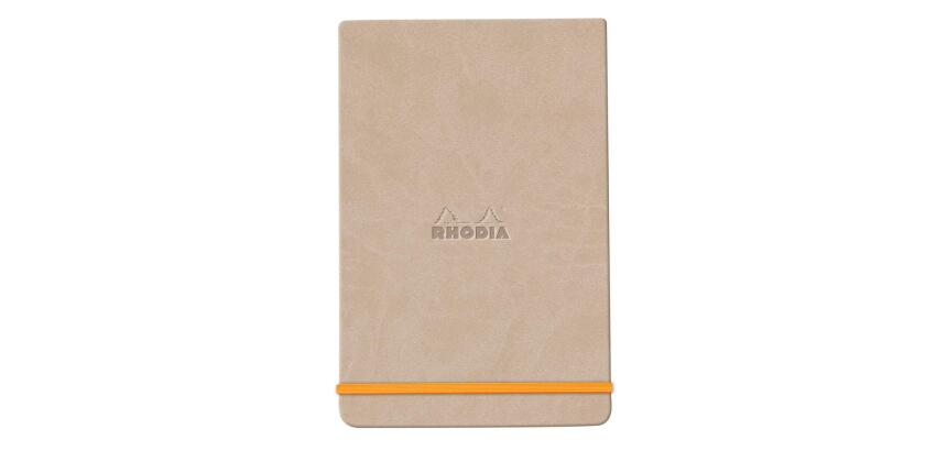 Rhodia Hardcover Webnotepad - 9 x 14 cm ? Lined - Beige
