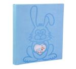 Álbum de fotografías para bebés TEDDY LAPIN 29x32 cm - 300 fotos 60 páginas - Azul