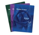Musique & Chant piqué 7000 A4 48 pages grands carreaux/portées 70 g - Assortis