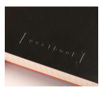 Rhodiarama Goalbook souple A5 240 pages petits carreaux 5x5 papier ivoire 90g - Noir