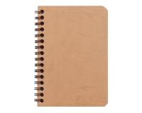 Cahier reliure intégrale Age Bag 9x14 100 pages ligné - Tabac