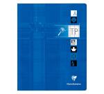 Cahier Travaux Pratiques piqué déficients visuels 17x22cm 64 pages grands carreaux noirs 2,5mm agrandis 10x10 + uni Couleur aléatoire - Assortis