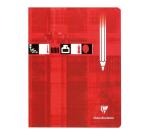 Cahier Dessin piqué 17x22cm 32 pages uni Rouge - Rouge