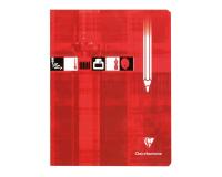 Cahier Dessin piqué 17x22cm 32 pages uni Rouge - Rouge