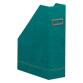 Rhodiarama porte-revues simili cuir italien 10x25x31 cm - Paon