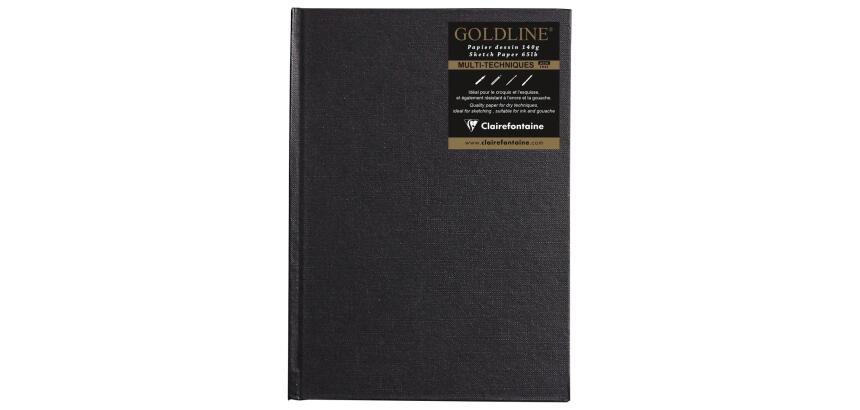Goldline carnet cousu collé 64F A5 140g F - Ivoire