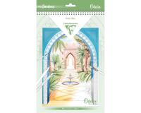 ODELIA, Bloc de coloriage multi-techniques de 20 feuilles A4 250g, Les jardins