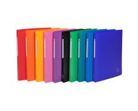 Classeur 4 anneaux 15mm polypropylène OPAK - A4 - Couleurs assorties
