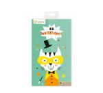 Cartes d'invitation, Animaux - Vert
