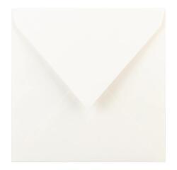 25 enveloppes 165x165mm, Vergé de France doublées gommées