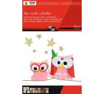 PAPIER COULEUR, Bloc multi-activités de 15 feuilles assorties au format 21x29,7cm - Assortiment