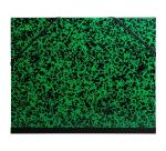 Carpetas de dibujo con gomas elásticas, EXA+ - 52x72 cm para archivar 50x65 cm - Lomo de tela: 3 cm - ANNONAY - Verde