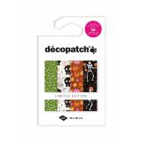 Assort. 4 papiers Foil Squelettes - Multicolore