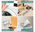 PAPIER À COUDRE, Rouleau au format 48x100cm - Argent