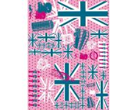 * 580 - Pochette 20 feuilles Décopatch - Rose