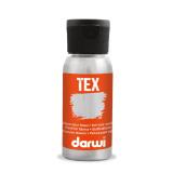 DARWI Flacon de 50 ml de Peinture Textile Opaque - Gris clair