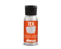DARWI Flacon de 50 ml de Peinture Textile Opaque - Gris clair