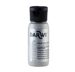 DARWI Flacon de 50 ml de Peinture Textile Opaque - Gris clair