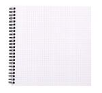 Reverse book Rhodia Classic reliure intégrale 21x21 cm 160 pages petits carreaux 5x5 détachables 80g - Noir