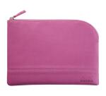 Rhodiarama pochette zippée en simili cuir - taille M (16x22 cm) - Lilas